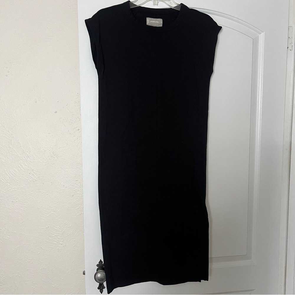 Everlane Black Midi Dress